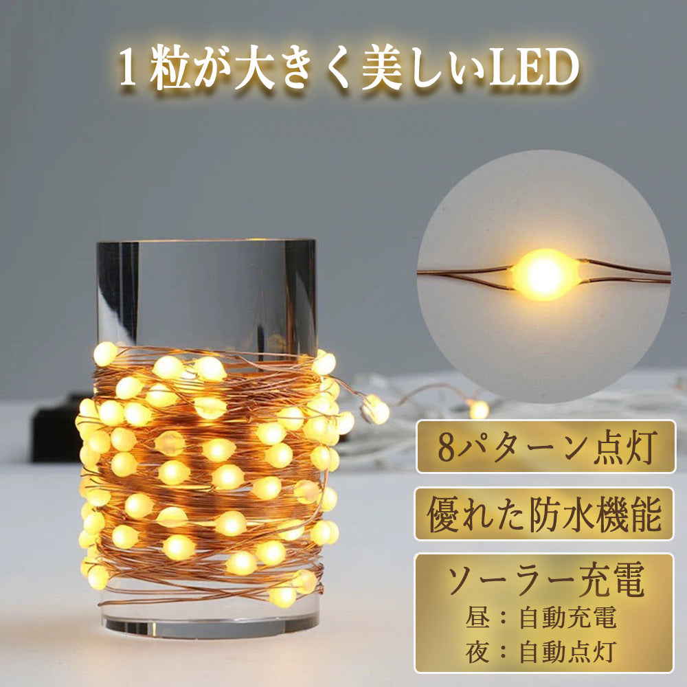 大粒 100LED 200LED イルミネーションライト
