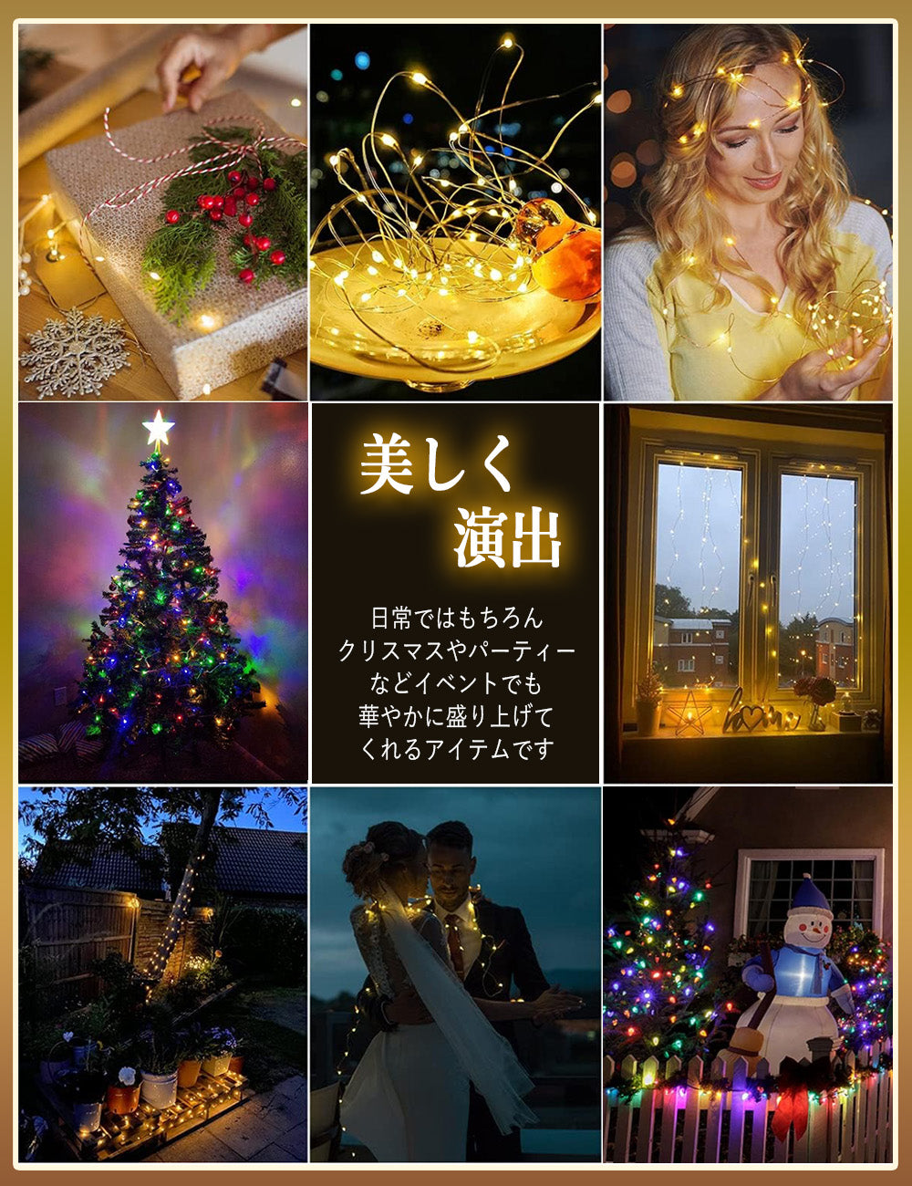 大粒 100LED 200LED イルミネーションライト