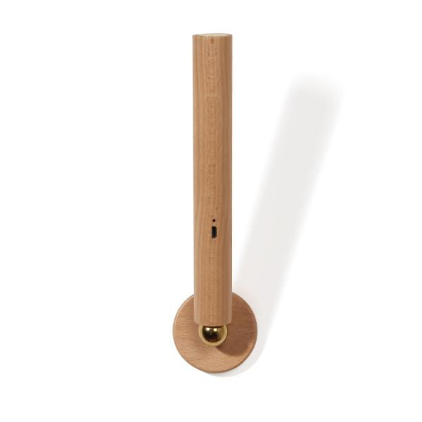 木製 タッチライト 棒状 360度回転 A053