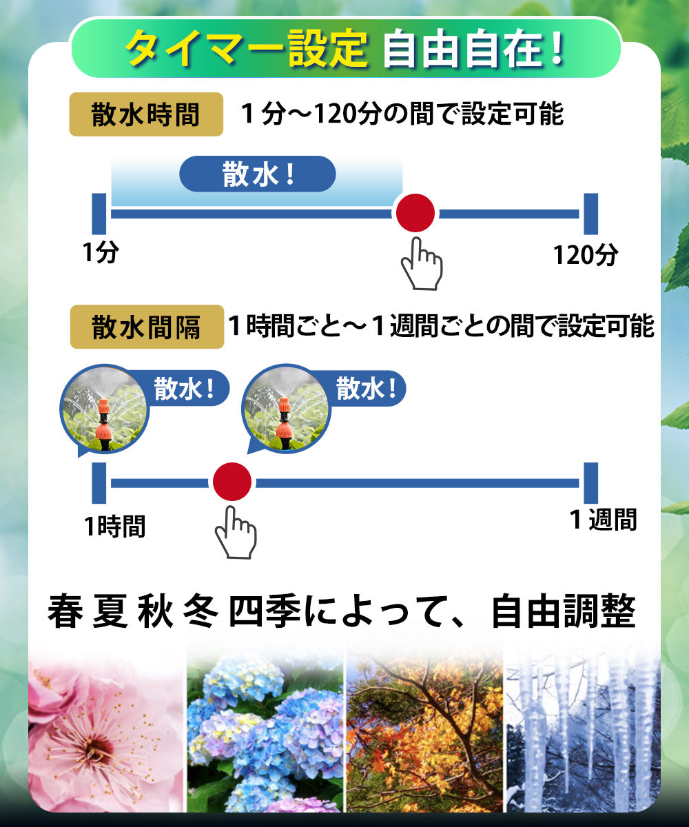 自動水やり機 スターターキット ダイヤル式