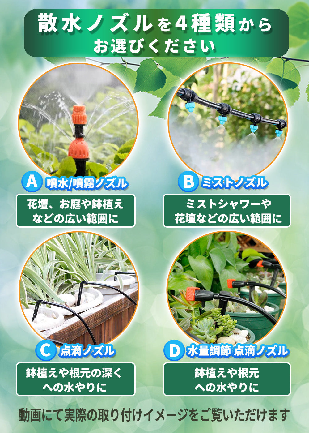 散水タイマー 大型パネル版 日本語表示 単品販売 B001