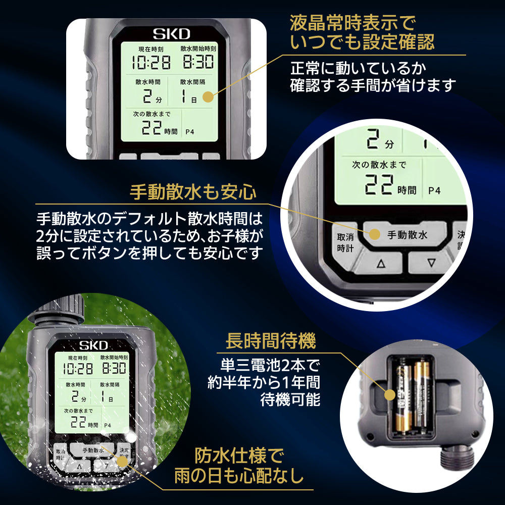 自動水やり機 スターターキット 大型パネル版