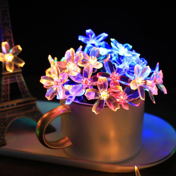 ソーラーイルミネーション サクラ 60LED